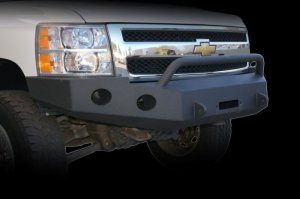 Chevrolet Silverado 1500 Bumper - Front - DV8 Offroad - Steel, 2 Stage Powder Coat Finish - Black Powdercoat - `07-`13